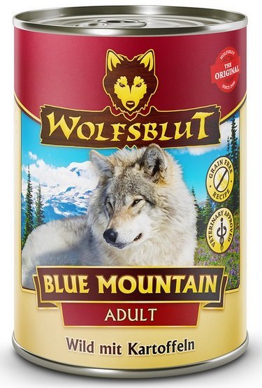 Wolfsblut Wolfsblut Dog Blue Mountain Adult - dziczyzna i ziemniaki puszka 395g