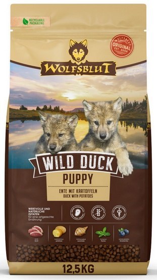 Wolfsblut Wolfsblut Dog Wild Duck Puppy - kaczka i ziemniaki 12,5kg