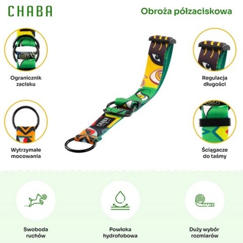 Chaba CHABA Obroża półzaciskowa Story III L Jumbo