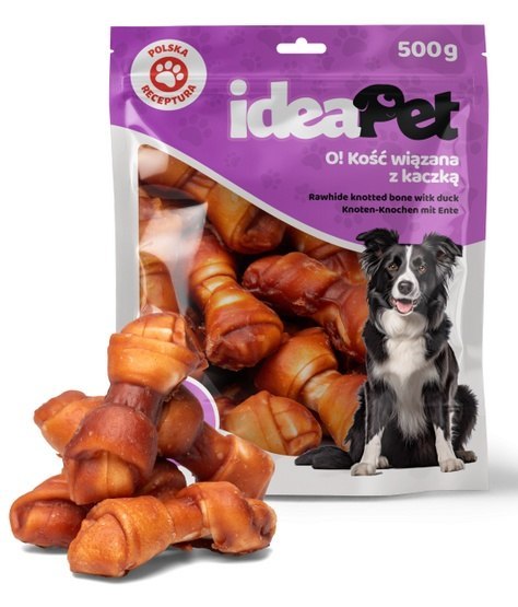 IdeaPet IdeaPet O! Kość wiązana z kaczką 500g