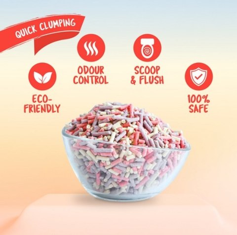 Kit Cat Kit Cat Żwirek ECO SoyaClump Confetti 7L / 2,5kg