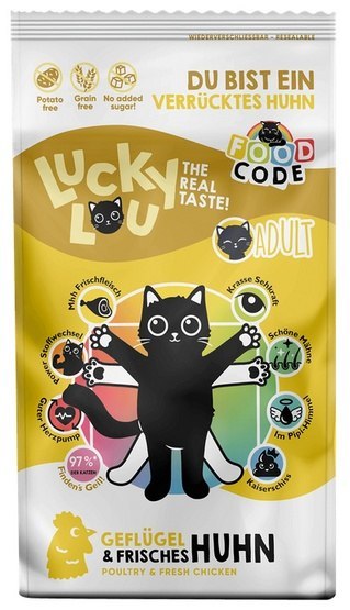 Lucky Lou Lucky Lou Food Code Lifestage Adult Drób & Kurczak 340g