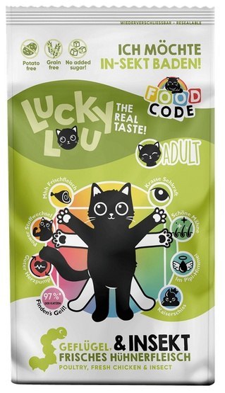 Lucky Lou Lucky Lou Food Code Lifestage Adult Drób & Owady 340g