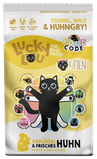 Lucky Lou Lucky Lou Food Code Lifestage Kitten Drób & Kurczak 1,7kg