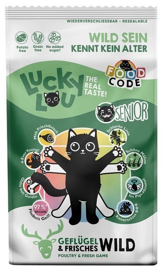 Lucky Lou Lucky Lou Food Code Lifestage Senior Drób & Dziczyzna 1,7kg