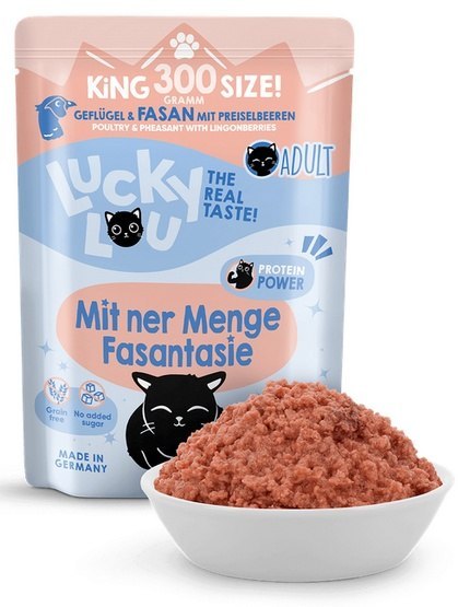 Lucky Lou Lucky Lou Lifestage Adult Drób i bażant saszetka 300g