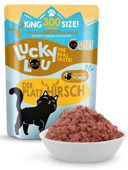 Lucky Lou Lucky Lou Lifestage Adult Drób i jeleń saszetka 300g