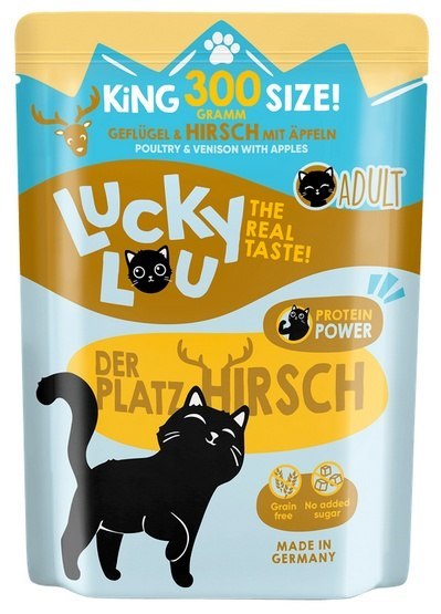 Lucky Lou Lucky Lou Lifestage Adult Drób i jeleń saszetka 300g