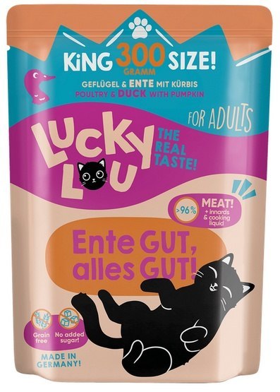 Lucky Lou Lucky Lou Lifestage Adult Drób i kaczka saszetka 300g