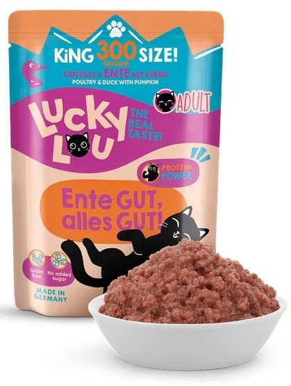 Lucky Lou Lucky Lou Lifestage Adult Drób i kaczka saszetka 300g