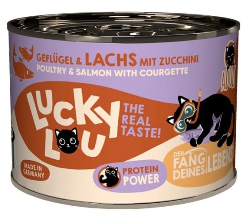 Lucky Lou Lucky Lou Lifestage Adult Drób i łosoś puszka 200g