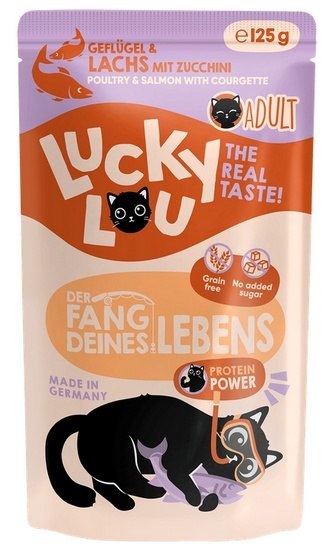 Lucky Lou Lucky Lou Lifestage Adult Drób i łosoś saszetka 125g