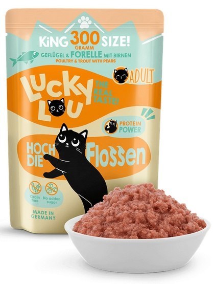 Lucky Lou Lucky Lou Lifestage Adult Drób i pstrąg saszetka 300g