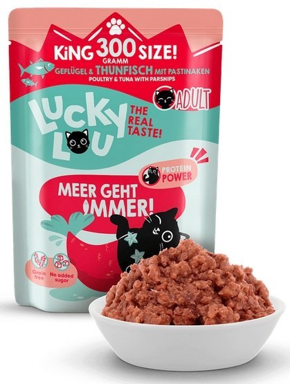 Lucky Lou Lucky Lou Lifestage Adult Drób i tuńczyk saszetka 300g