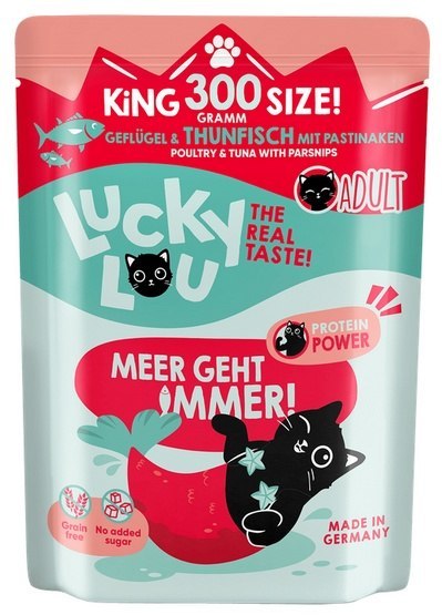 Lucky Lou Lucky Lou Lifestage Adult Drób i tuńczyk saszetka 300g
