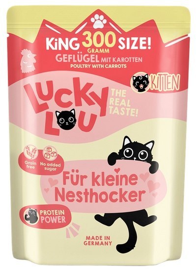 Lucky Lou Lucky Lou Lifestage Kitten Drób saszetka 300g