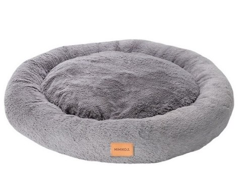 MIMIKO Pets MIMIKO Pets Legowisko Shaggy okrągłe XXL 100cm szare