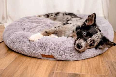 MIMIKO Pets MIMIKO Pets Legowisko Shaggy okrągłe XXL 100cm szare