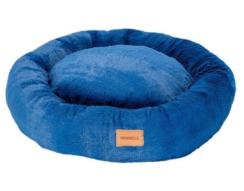 MIMIKO Pets MIMIKO Pets Legowisko Shaggy okrągłe XL 75cm chabrowe