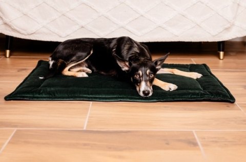 MIMIKO Pets MIMIKO Pets Mata Velvet 100x70cm butelkowa zieleń