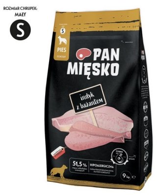 Pan Mięsko Pan Mięsko Karma sucha dla psa - indyk i bażant chrupki S 9kg