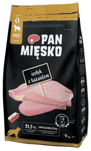 Pan Mięsko Pan Mięsko Karma sucha dla psa - indyk i bażant chrupki S 9kg