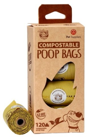 Toby's Choice Toby's Choice BIOdegradowalne kompostowalne worki na odchody 120szt