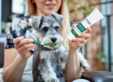 Vet's Best Vet's Best Dental żel + szczoteczka zestaw Adult