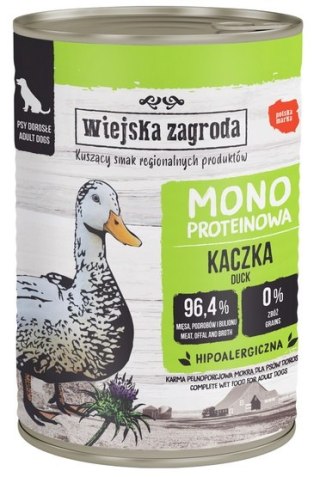 Wiejska Zagroda Wiejska Zagroda Monoproteinowa Kaczka puszka 400g