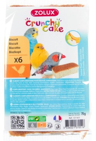 Zolux Zolux Crunchy Cake jabłko/banan 6szt