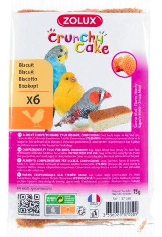Zolux Zolux Crunchy Cake miód 6szt