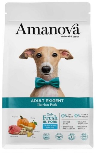 Amanova Amanova Dog Adult Exigent Iberian Pork - wieprzowina 10kg