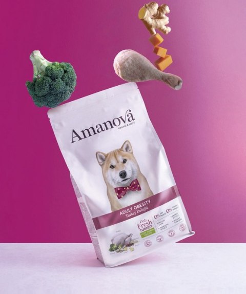 Amanova Amanova Dog Adult Obesity Turkey Delight - indyk 2kg