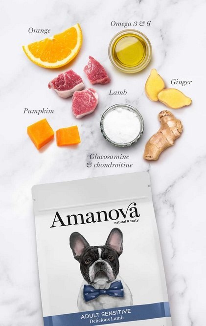 Amanova Amanova Dog Adult Sensitive Delicious Lamb - jagnięcina 2kg