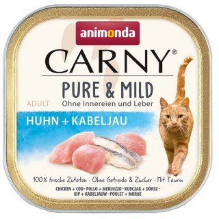 Animonda Carny Animonda Carny Pure & Mild Kurczak + Dorsz tacka 100g
