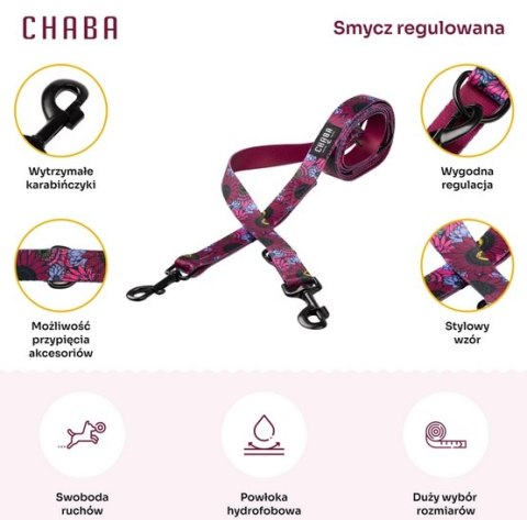 Chaba CHABA Smycz regulowana Story III M 20mm/260cm Lakota