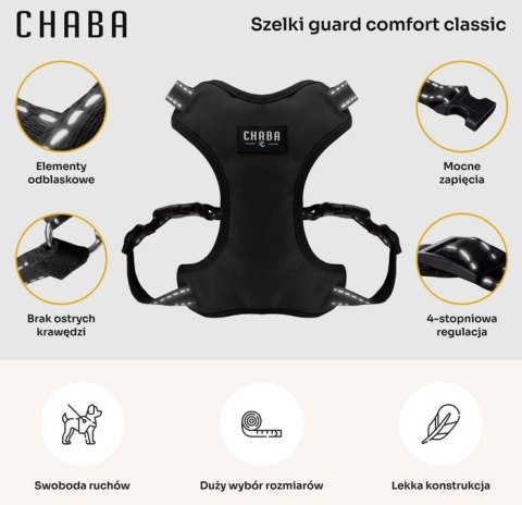 Chaba CHABA Szelki Guard Comfort Classic L czarne