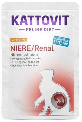 Kattovit Kattovit Feline Diet Niere/Renal kurczak saszetka 85g