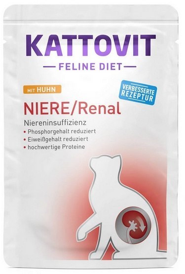 Kattovit Kattovit Feline Diet Niere/Renal kurczak saszetka 85g