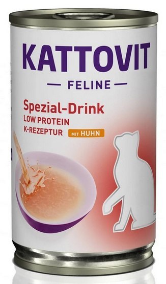Kattovit Kattovit Feline Drink Niere/Renal kurczak napój 135ml