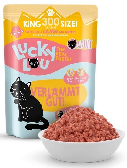 Lucky Lou Lucky Lou Lifestage Adult Drób i jagnięcina saszetka 300g