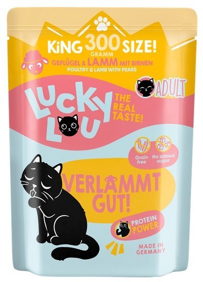 Lucky Lou Lucky Lou Lifestage Adult Drób i jagnięcina saszetka 300g