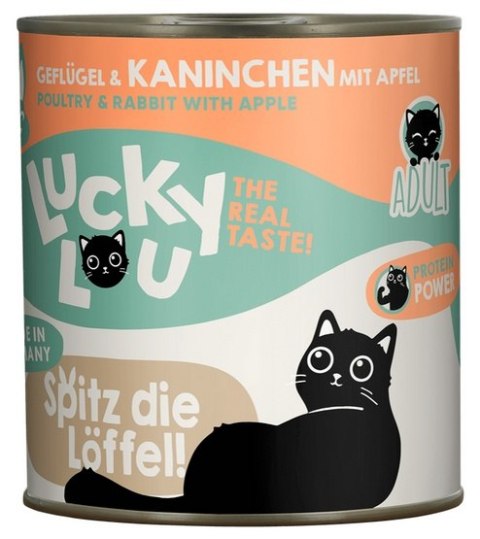 Lucky Lou Lucky Lou Lifestage Adult Drób i królik puszka 800g