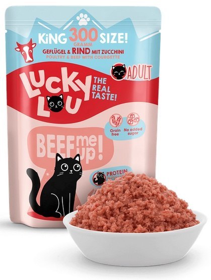 Lucky Lou Lucky Lou Lifestage Adult Drób i wołowina saszetka 300g