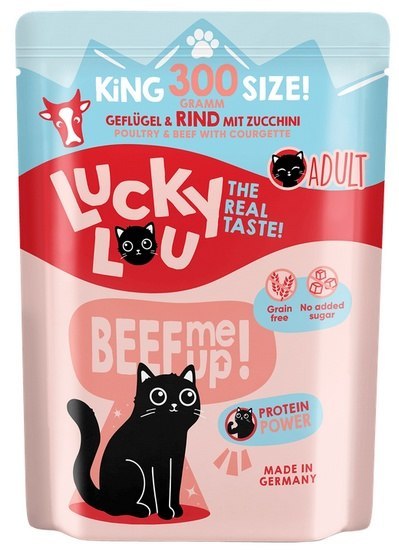 Lucky Lou Lucky Lou Lifestage Adult Drób i wołowina saszetka 300g