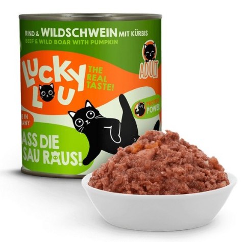 Lucky Lou Lucky Lou Lifestage Adult Wołowina i dzik puszka 800g
