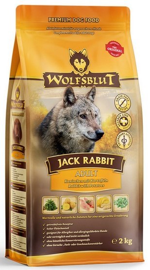 Wolfsblut Wolfsblut Dog Jack Rabbit Adult - królik i ziemniaki 2kg