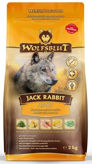 Wolfsblut Wolfsblut Dog Jack Rabbit Adult - królik i ziemniaki 2kg