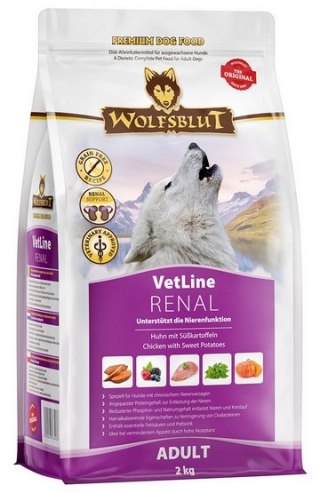 Wolfsblut Wolfsblut Dog VetLine Renal - kurczak i bataty 2kg