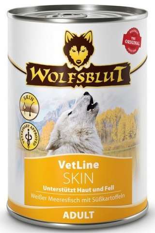 Wolfsblut Wolfsblut Dog VetLine Skin - biała ryba oceaniczna i bataty puszka 395g